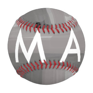 Simple monogram add your name letter man minimal t baseball