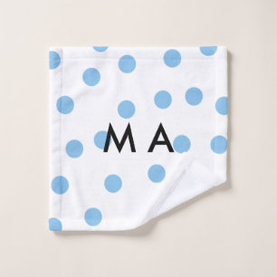 Simple monogram add your name letter man minimal t bath towel set