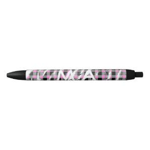 Simple monogram add your name letter man minimal t black ink pen