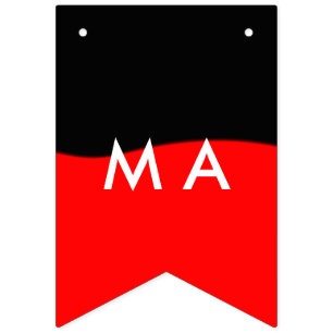 Simple monogram add your name letter man minimal t bunting