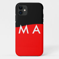 Simple monogram add your name letter man minimal t