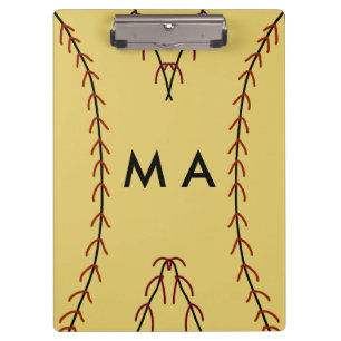Simple monogram add your name letter man minimal t clipboard