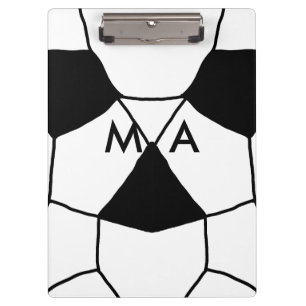 Simple monogram add your name letter man minimal t clipboard