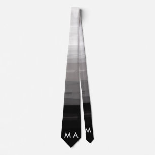 Simple monogram add your name letter man minimal t tie