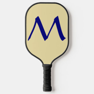 Simple Monogram Custom Pickleball Paddle