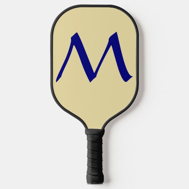 Simple Monogram Custom Pickleball Paddle (Front)