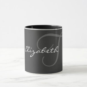 Simple Monogram Design Mug