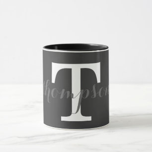 Simple Monogram Design Mug