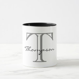 Simple Monogram Design Mug