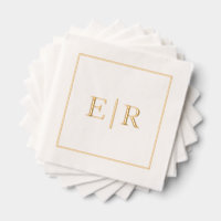 Simple Monogram Elegant Wedding