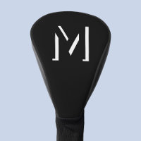Simple Monogram Initial Drop Shadow Personalised