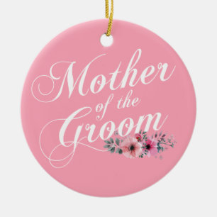 Simple Mother of the Groom Wedding   Ornament