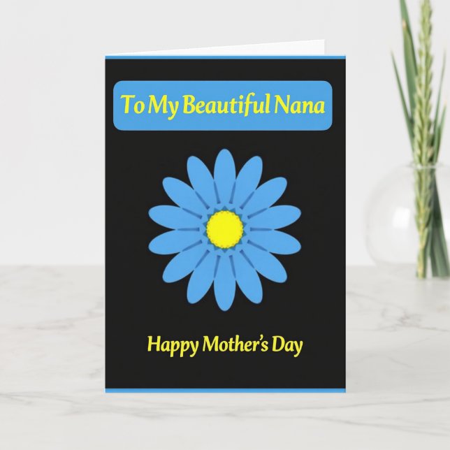 Simple Mothers Day Design Card (Front)