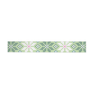 Simple Motifs Pattern 2 Wrap Around Label