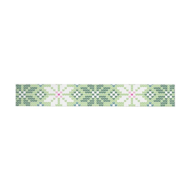 Simple Motifs Pattern 2 Wrap Around Label (Individual)