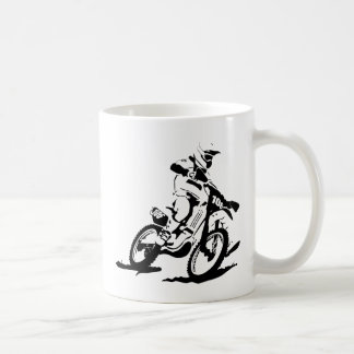 Simple Motorcross Bike and Rider Coffee Mug