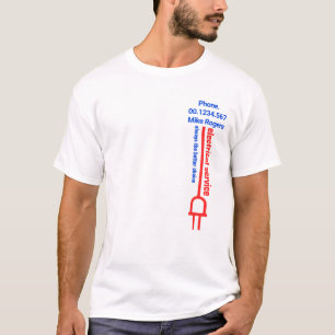 Simple Moveable Electrical Power Plug T-Shirt