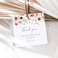 Simple Multicolor Wildflower Wedding