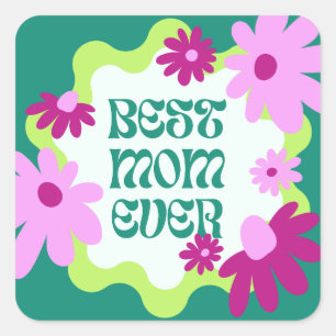 Simple Mum Sticker raising tiny humans