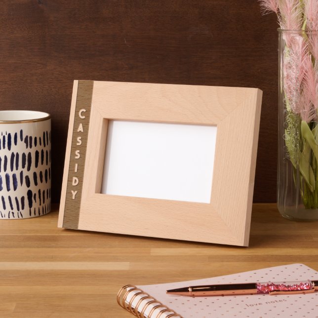 Simple Name  Etched Frames (Left)