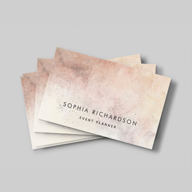 Simple Natural Auburn Earth Tones  Business Card (Creator Uploaded)