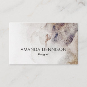 Simple Natural Earthy Grunge Business Card