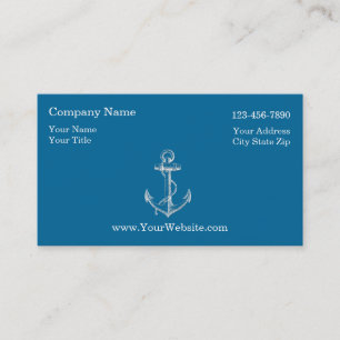 Simple Nautical Business Cards