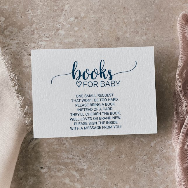 Simple Navy Calligraphy Book Request Insert (Creator Uploaded)
