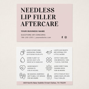 Simple Needles Lips Filler Aesthetician Aftercare
