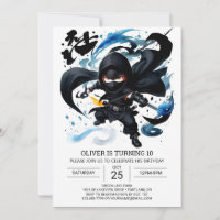 Simple Ninja Martial Arts Birthday