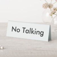 Simple No Talking Shhh Silence Funny Office