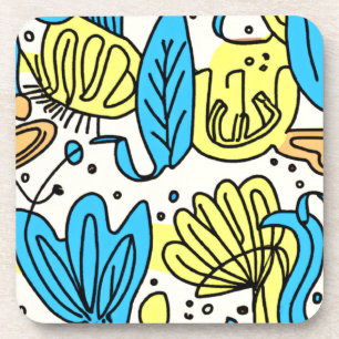 Simple Ocean Patterns Art. Buy Now Coaster