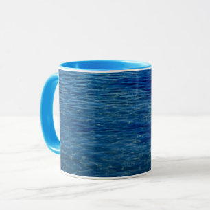 Simple Ocean Ripples Mug