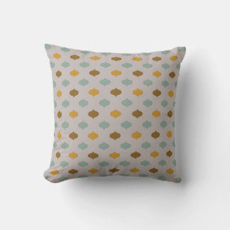 Simple Ogee Pattern Throw Pillow 