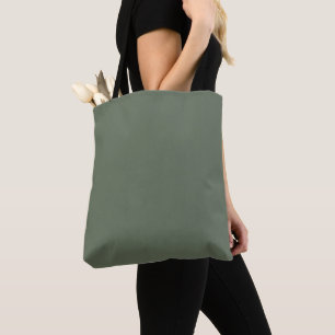 Simple Olive Green Tote Bag