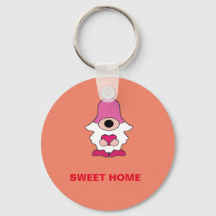 SIMPLE ORANGE GENOME SWEET HOME MAGNET KEY RING