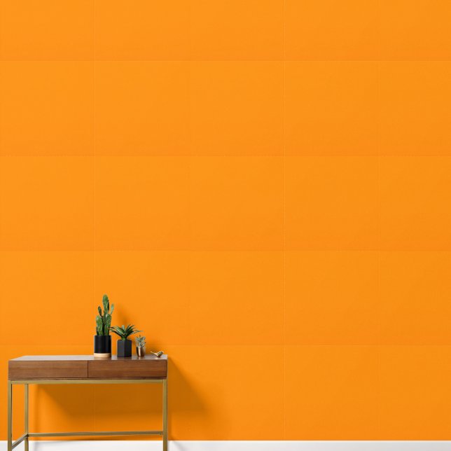 Simple Orange modern Wallpaper (Hallway)