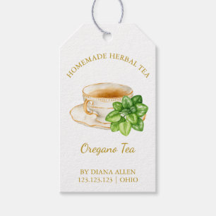 Simple Oregano Tea Hang Tag