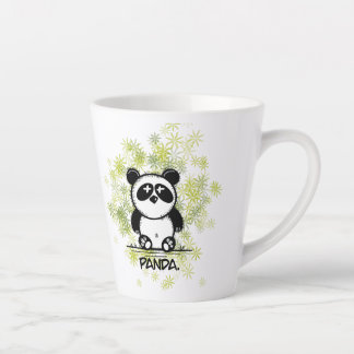 Simple Panda Latte Mug