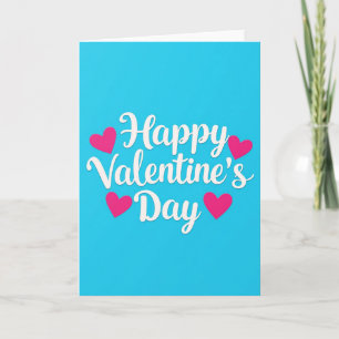 Simple Paper Cut Valentines Day Card