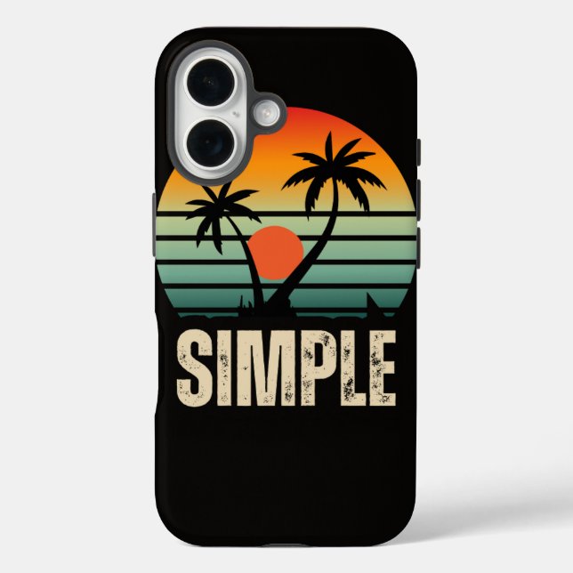 Simple Paradise | iPhone 16 Case (Back)