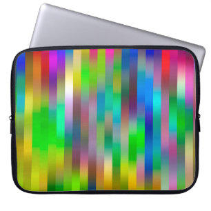 simple parallel vertical lines pattern abstract laptop sleeve