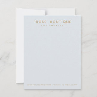 Simple Parisian Boutique Thank You Card Note