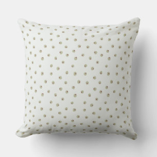 Simple pastel berry dots pillow