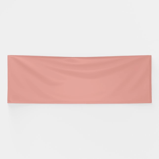Simple pastel flamingo pink colour banner (Horizontal)