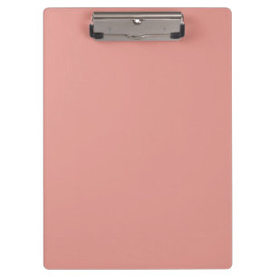 Simple pastel flamingo pink colour clipboard