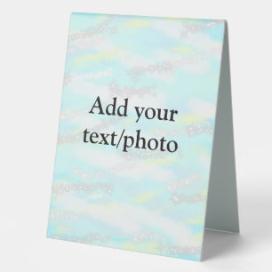 Simple pastel glitter colourful add your text phot