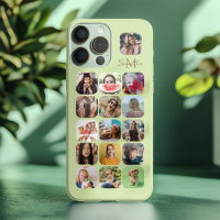 Simple Pastel Green 16 Photo Keepsake