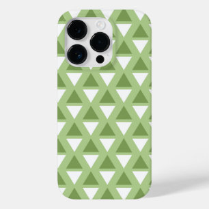 Simple pastel green geometric pattern Case-Mate iPhone 14 pro case