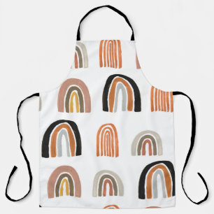 Simple Pastel Rainbow Kids Style Apron